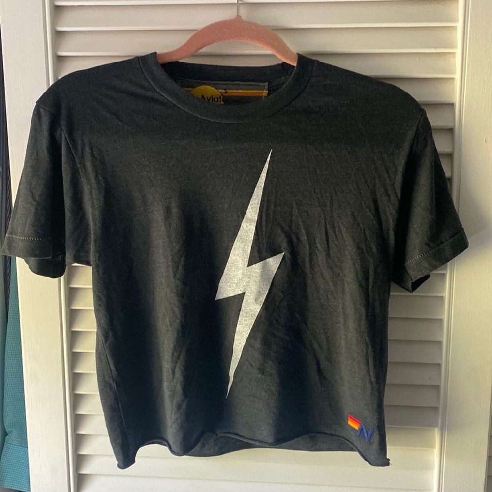 Aviator Nation bolt boyfriend t shirt